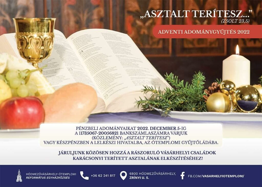 2022 asztalt terítesz