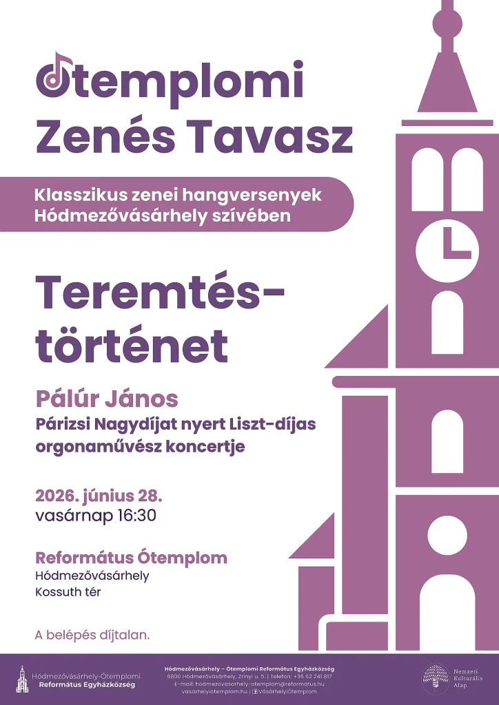 20260628 teremtestortenet palurjanos orgonakoncert otemplom plakat